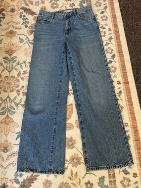 Garage Blue Wide-Leg Jeans